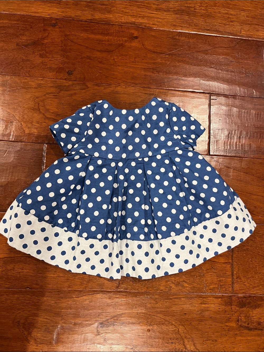 Adorable Navy and White Polka Dot dress